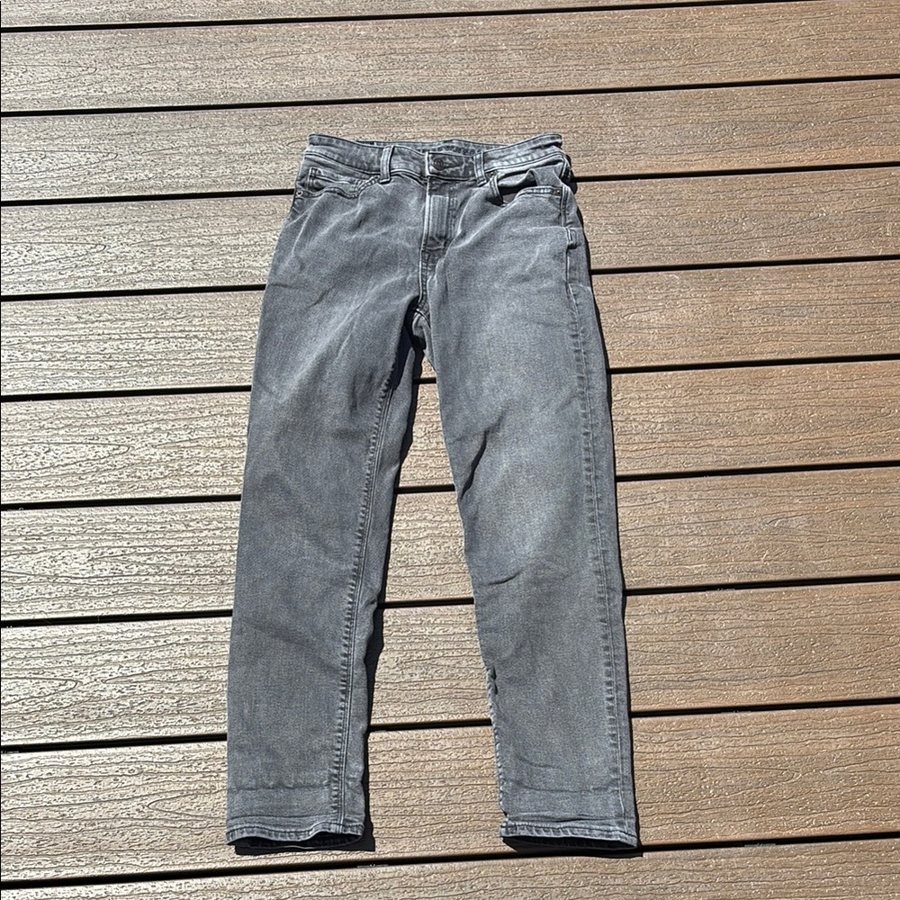 American Eagle Outfitters Gray Straight Leg Jeans